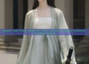 Elegant Jade Green Horseface Skirt and Top:A Fashion Statement of Unique Charm