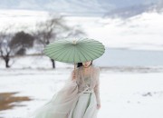A Pure Purple Hanfu Journey of a Little Girl in a Violet World