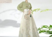 Vintage Chinese Style Ma-Mian Dress Set:A Blend of Tradition and Modernity