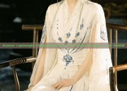 Womens Lightweight Cheongsam-Inspired UV-Protective Open Jacket and坎肩