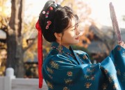 Ancient Charm:A Girls Traditional Costume Headwear Set