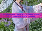 The Dominating Charm of a Primary Schoolgirl in Traditional Hanfu Costume