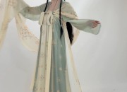 The Enchantment of Evening Misty Silk Cheongsam Dress