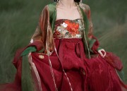 A Red Hanfu Skirt for Little Girls:A Blend of Tradition and Modernity