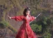 Blooming Beauty and Butterflies in Traditional Chinese Hanfu Fashion