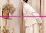 A Girl Childs Lantern Festival in Traditional Hanfu Costume