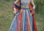 Ancient Charm of the Fairy-like Girl Child in Traditional Hanfu Costumes