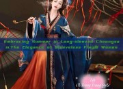 Embracing Summer in Long-sleeved Cheongsam:The Elegance of Sleeveless Flag袍 Women