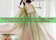 Traditional Chinese Elegance:A Premium Womens Tang Suit Jacket with Standing Collar
