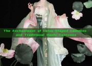 The Enchantment of Lotus-Shaped Lanterns and Traditional Hanfu Costumes