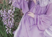 The Enchantment of Purple-Blue Hanfu:Unveiling the Traditional Beauty of Chinese Cultural Clothing