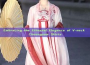 Embracing the Ethereal Elegance of V-neck Cheongsam Skirts