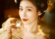 Elegant Summer:The Enchanting Journey of a汉服（Hanfu）Fairy in Ancient Style