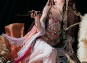 Winter-Ready Girls Hanfu New Years Visiting Dress with Enhanced Thickness