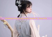 Enchanting Green Ancient Hanfu Costume for Young Girls