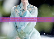 Ethereal Summer:The Enchanting Tale of a Young Girl in Hanfu RuQun,a Traditional Chinese Dress