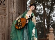 The Elegance of Cheongsam and Shawl-Draped Women