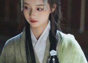 Green New Chinese-Style改良旗袍，融合传统与创新的艺术展现