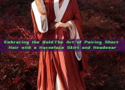 Embracing the Bold:The Art of Pairing Short Hair with a Horseface Skirt and Headwear