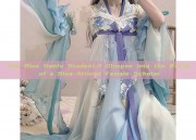 The Blue Hanfu Student:A Glimpse into the World of a Blue-Attired Female Scholar