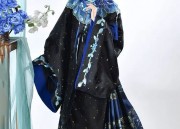 Chinese Traditional Style Hanfu Dress for Girls in Spring and Autumn