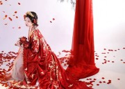 Seductive Cheongsam on the Bed