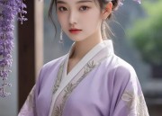 The Ethereal Beauty of Plum Blossom Skirt and Wisteria
