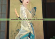 Elegant Hanfu Pants Suit for Women:A Two-Piece Ensemble
