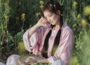 Childrens Tang-Style Hanfu Summer Dress for 8-Year-Old Girls