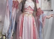 Autumn Winter Long-coat Childrens Hanfu Jacket for Girls