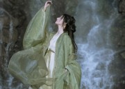 Nine-Year-Old Girls Tang-Style Chinese Hanfu Dress for Summer