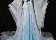 Childrens Tang-Style Hanfu Summer Dress for 6-Year-Old Girls
