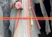 Traditional Tang-Style Shoes for Girls:A Closer Look