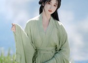 The Splendor of Hanfu:Womens Qixiong Ruqun with Broad-sleeved Robes