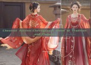 Chestnut Autumn Cheongsam:A Blend of Tradition and Elegance