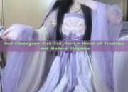 Red Cheongsam Fish-Tail Skirt:A Blend of Tradition and Modern Elegance