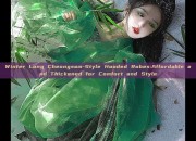 Winter Long Cheongsam-Style Hooded Robes:Affordable and Thickened for Comfort and Style
