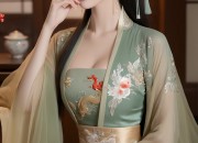 The Enchanting Beauty of Ancient Hanfu for a Ten-Year-Old Girl