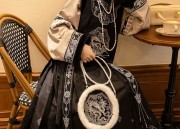The Revival of a Classic:The Bean Green Faux-Ribbon Hanfu Fashion
