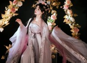 A Summer’s Tale of a Lady in a Pink Hanfu Blouse