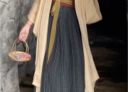 Chinese-Style Childrens Hanfu New Years Celebration Outfits for Girls