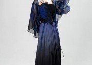 Winter Hanfu Childrens Girls Thickened New Years Celebration Dress
