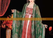Traditional Charm of Tang-Style Dress for Little Girls