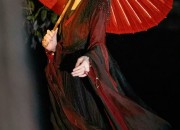 Red Hanfu Style:A Tale of a Waist-Length Ancient Dress for a Hanfu Woman