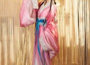 The Elegance of a Bride in a Plunging Neckline Corset and a Long Cheongsam