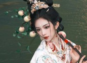 The Splendor of Hanfu Headdress:Silk Flower Ornamentation