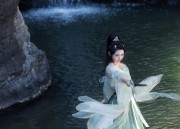 A Winter Tale of a Little Girl in a Pink Cheongsam