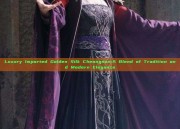 Luxury Imported Golden Silk Cheongsam:A Blend of Tradition and Modern Elegance