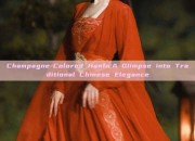 Champagne-Colored Hanfu:A Glimpse into Traditional Chinese Elegance