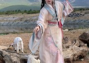 Zhaos Hanfu Elegance:The Summer Bliss of a Hanfu-Wearing Summer Cicada